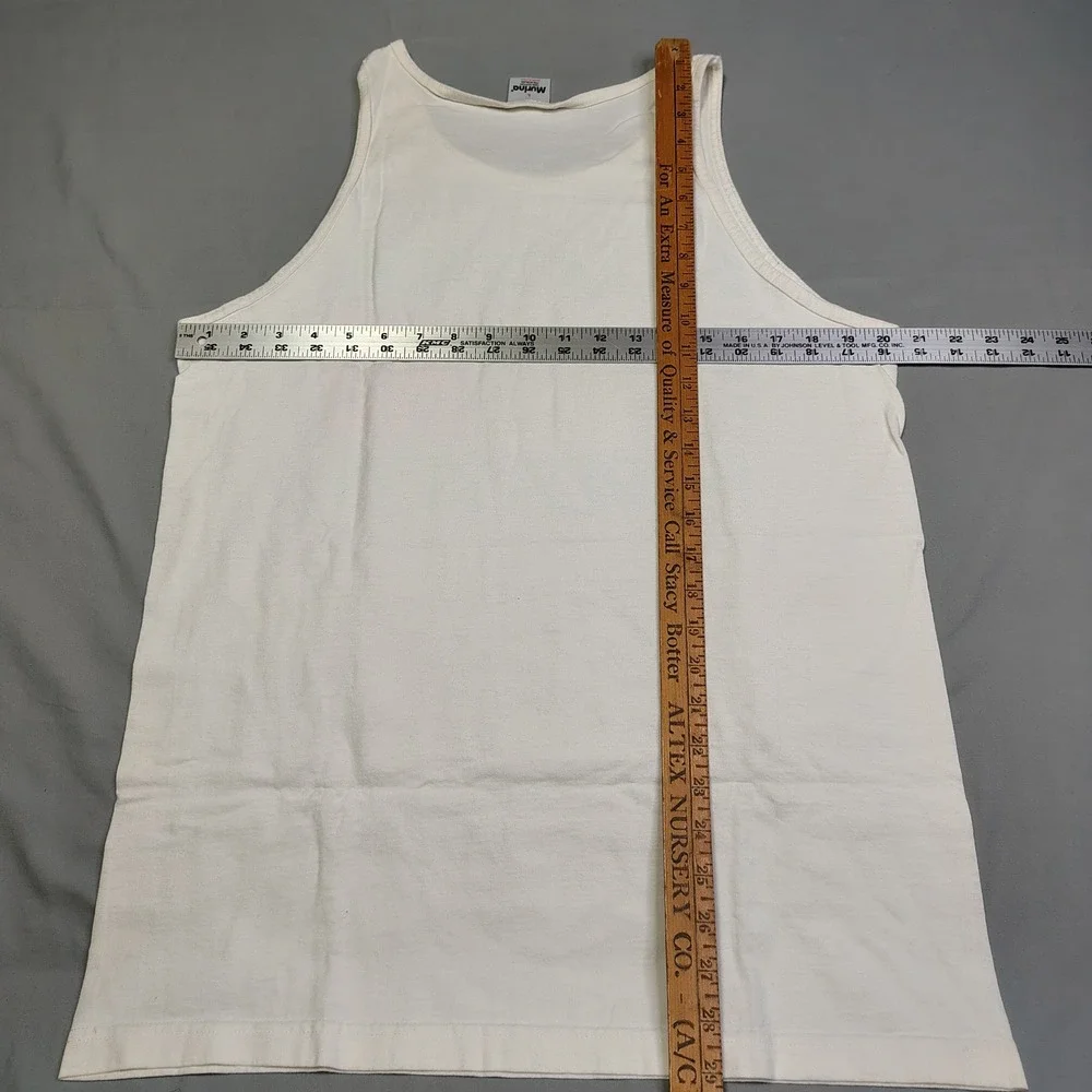 Vintage Murina Islamorada Kokomo Florida Keys Tank Top Mens Large White Neon USA - Picture 5 of 8